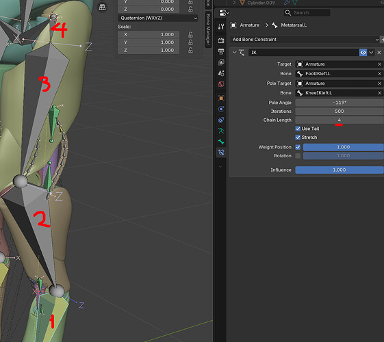 Can't Lock IK bones rotation axis - Animation and Rigging - Blender ...