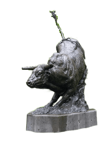 Outlaw Statue Bull