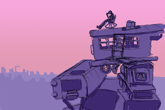 Life on a train concept 5