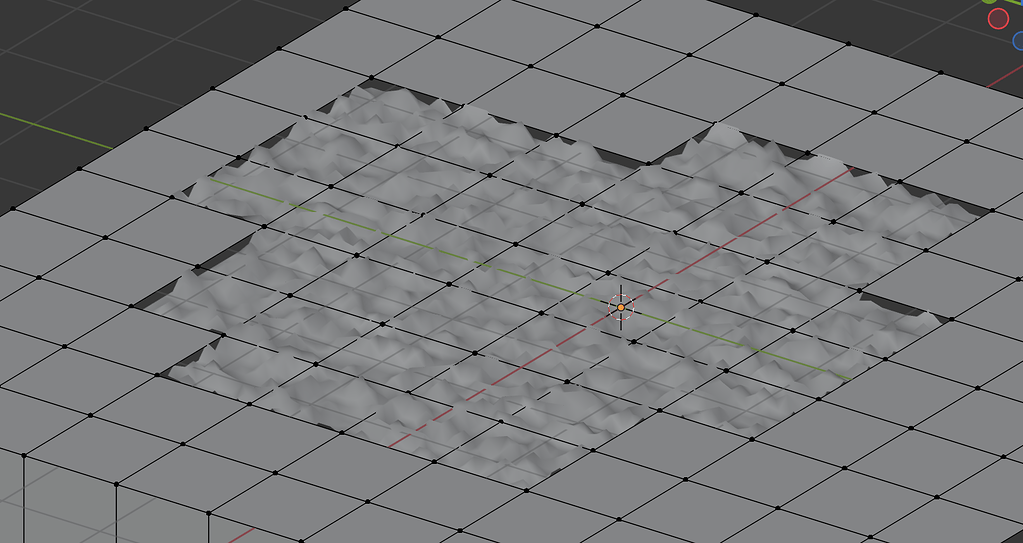 Avoid gap displacing part of mesh by vertex group in geometry nodes ...