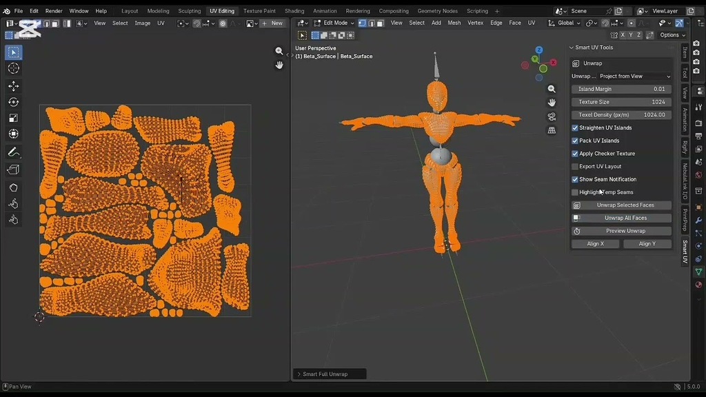 Blender add-on Demo : smart uv tool- YouTube - Released Scripts and ...