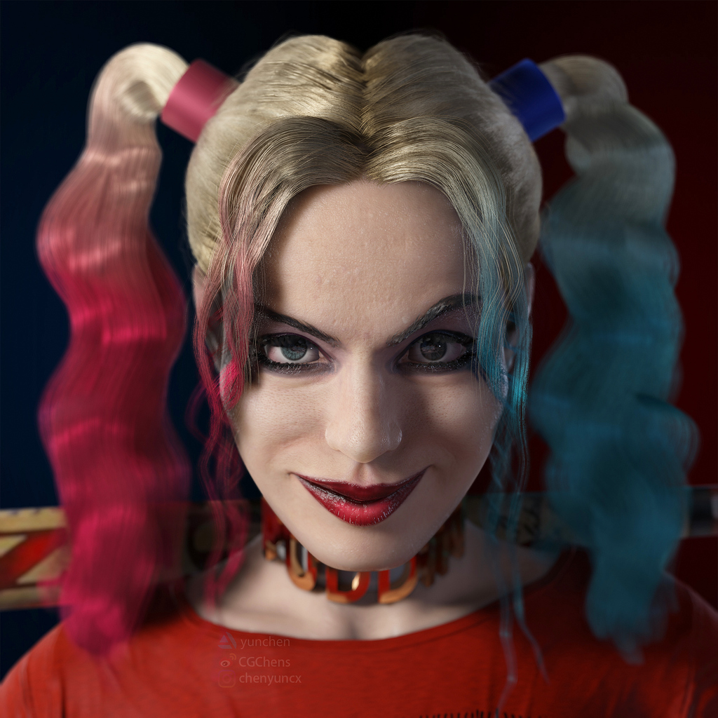 Harley Quinn - Finished Projects - Blender Artists Community