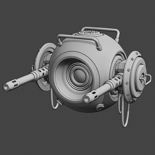 Spherical Robot_view port render_01