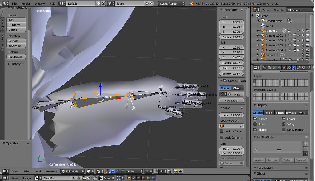 Disconnected arm bones - Animation and Rigging - Blender Artists Community