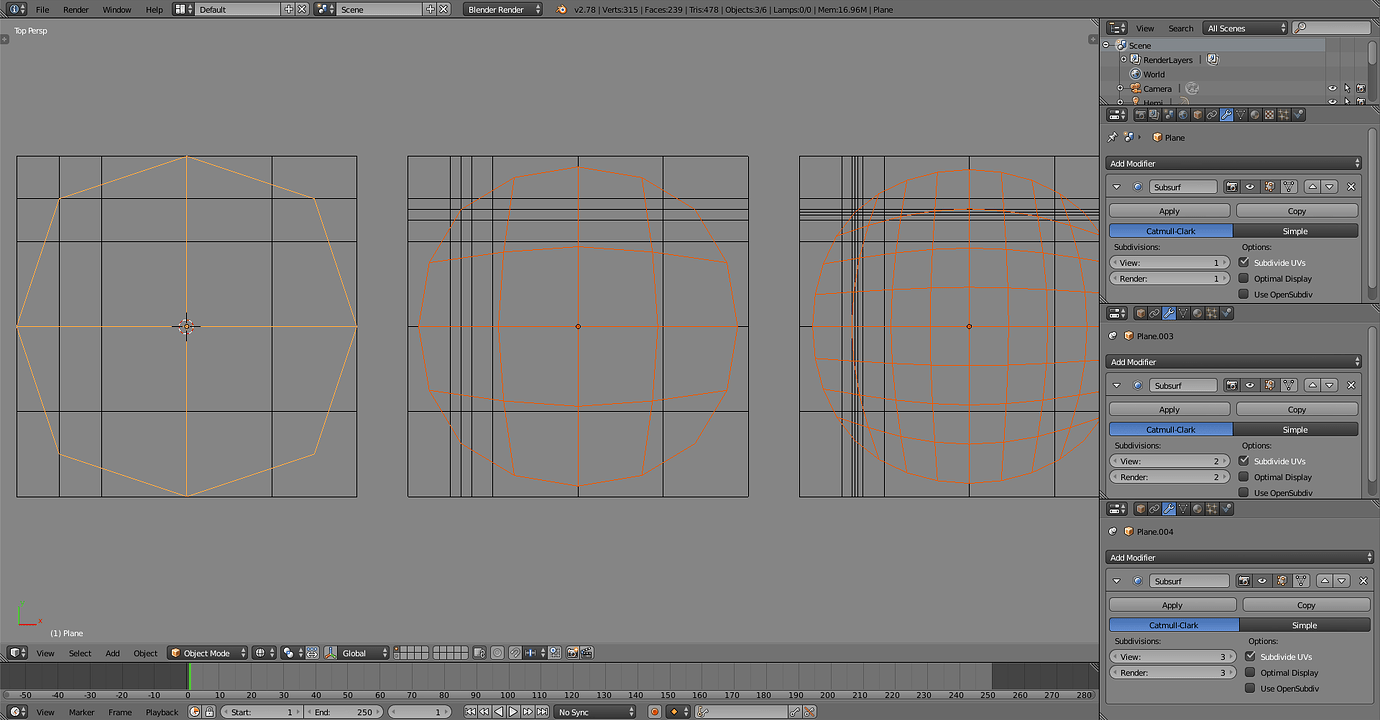 Subdivision Surface - Modeling - Blender Artists Community
