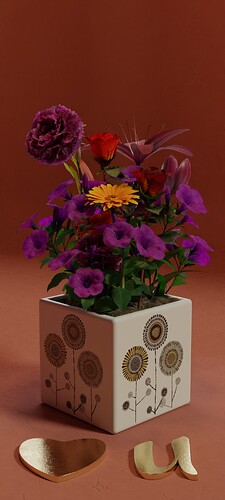 Flowers for Mei 1 Clay Love