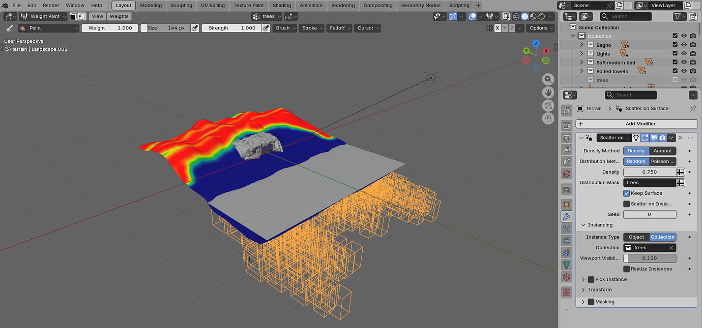 Scatter on surface issue - Modeling - Blender Artists Community