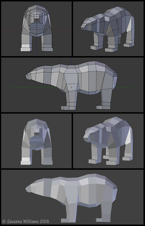 Polar Bear Game Model - Works in Progress - Blender Artists Community