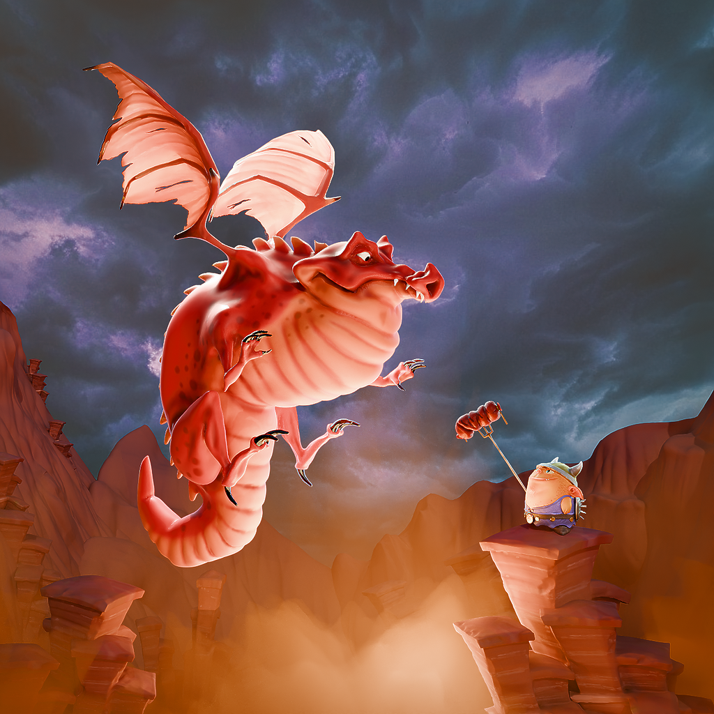 Catching dragons inside a volcano