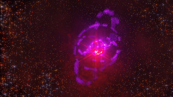 Vernichter with flare