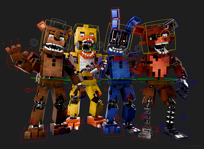 Withered Char Render