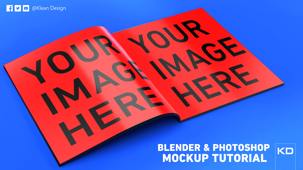 Download Mockup In Blender 2 8 With Photoshop Magazine Design With Tutorial Finished Projects Blender Artists Community
