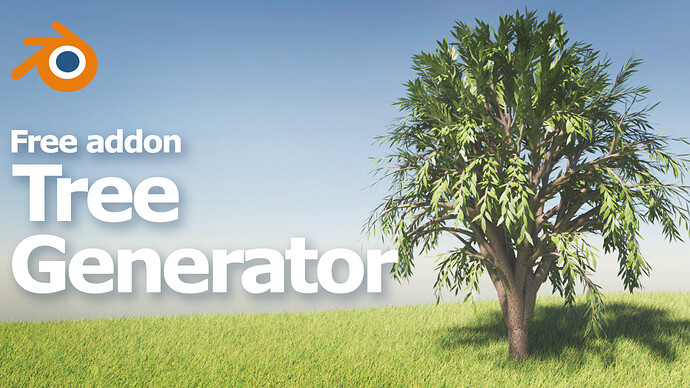 Blender Tree Generator - Sapling Tree Gen YT