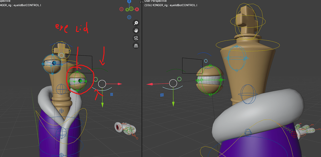 How do you make cartoon eyelids disappear and appear in a rig ...
