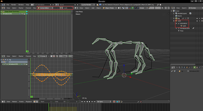 Action editor problem - Animation and Rigging - Blender Artists Community