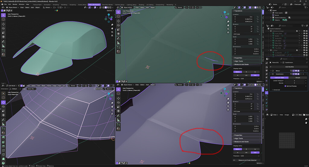 A weird crease shown in the model - Modeling - Blender Artists Community