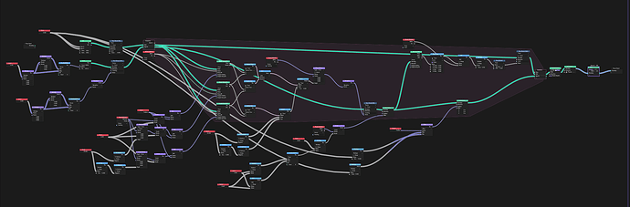 Physarum Pathfinding Simulation Nodes