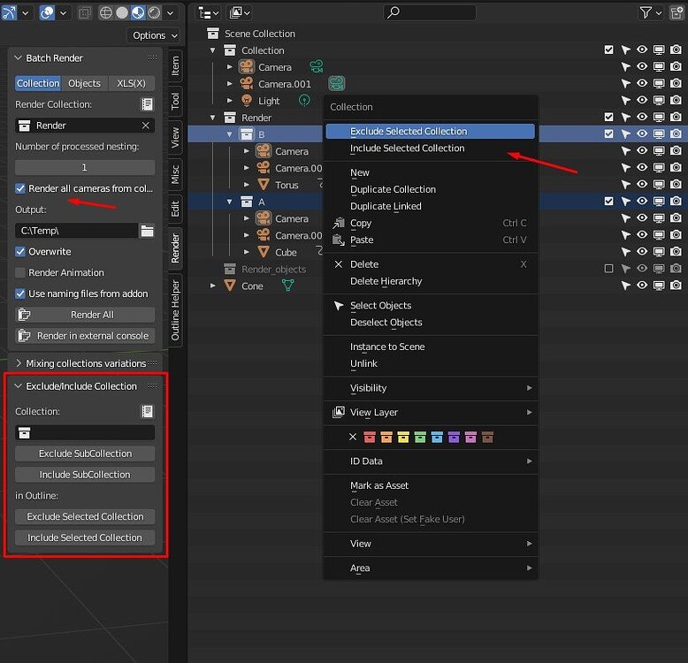 Batch Render Collection - Released Scripts and Themes - Blender Artists ...