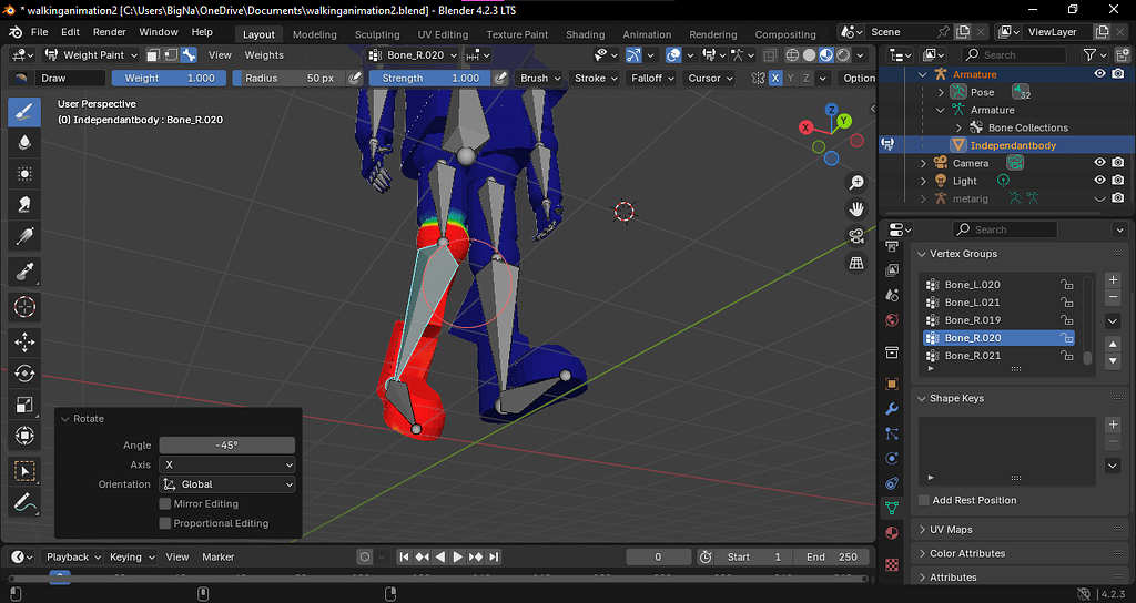 Why are these vertices and edges moving proportionally to the weight ...