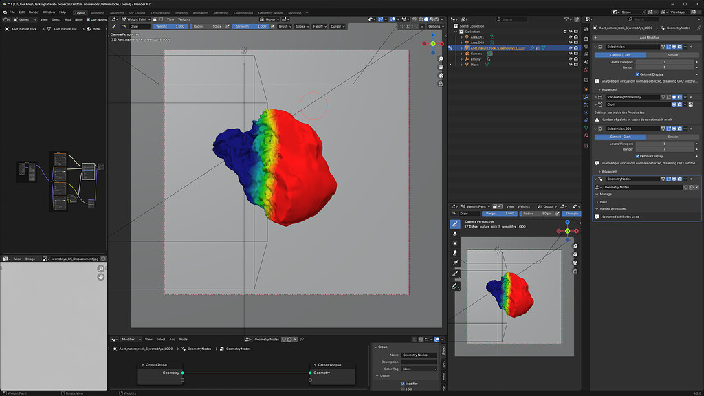 Vertex weight value to texture nodes - Materials and Textures - Blender ...