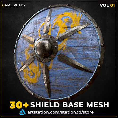 30 Shield Base Mesh Vol 01_Cover 02