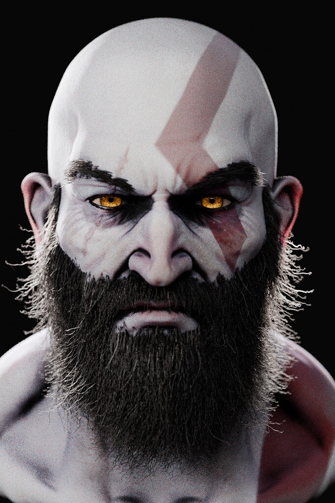 Kratos  God of War 4 - Finished Projects - Blender Artists Community