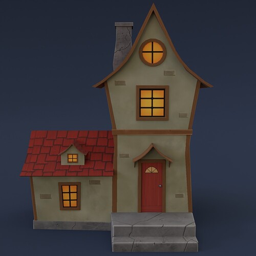 Fantasy House Model - Finished Projects - Blender Artists Community