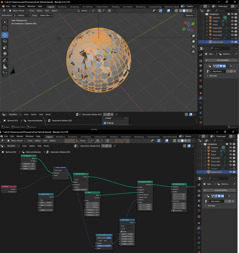 How do I fix the rotations and overlapping on this sphere - Modeling ...
