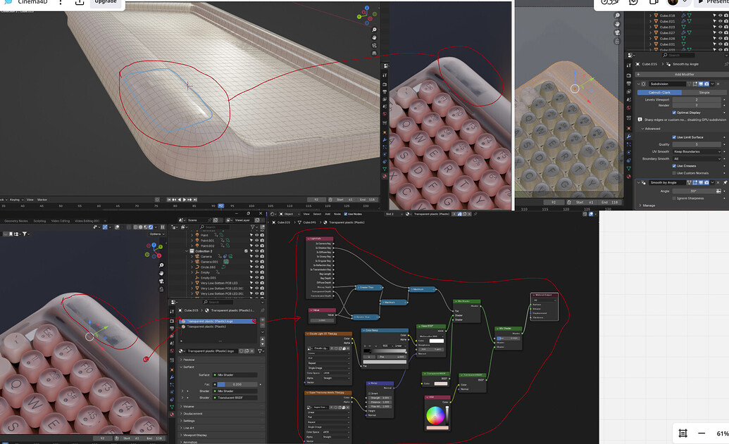 Problem adding logo with alpha to transparent material - Materials and ...