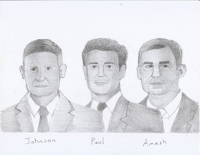 Johnson, Paul, and Amash (darkened)