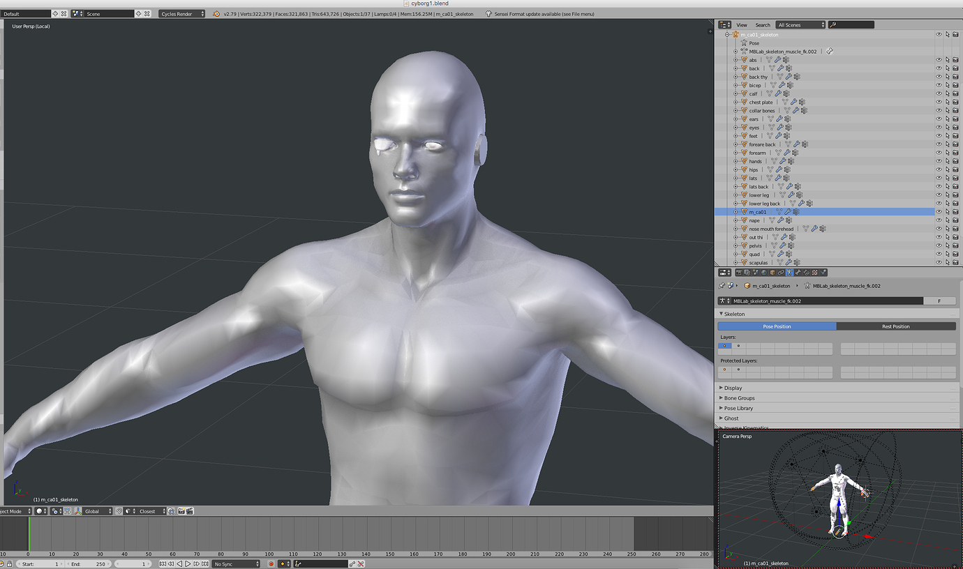 Pose position deforms mesh before moving bones - Animation and Rigging ...