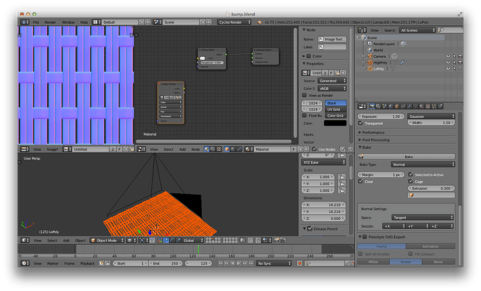 Baking Normal Map Cycles - Compositing and Post Processing - Blender ...