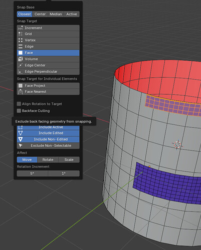 Only selecting the afront of the mesh - Basics & Interface - Blender ...