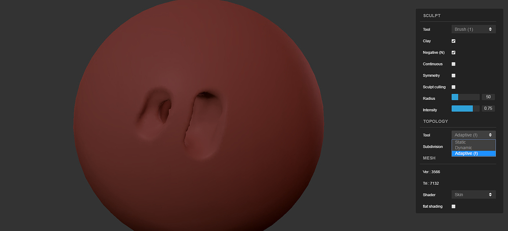 Adaptive Sculpting In Blender With Dyntopo (holes Without Boolean ...