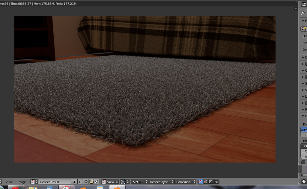 Area rug for room render - Focused Critiques - Blender Artists Community