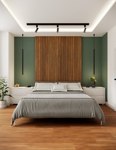 Modern Bedroom Visualization