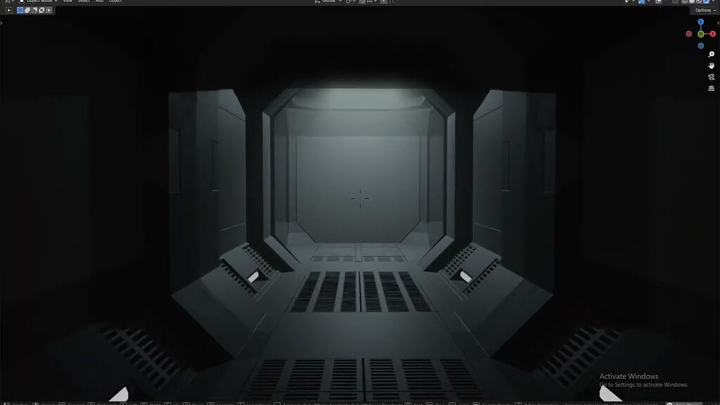 Sci-fi corridor - Animations - Blender Artists Community