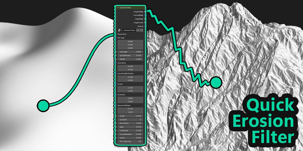 Eroded Script Super fast Procedural Erosion Filter - Released Scripts and Themes ...