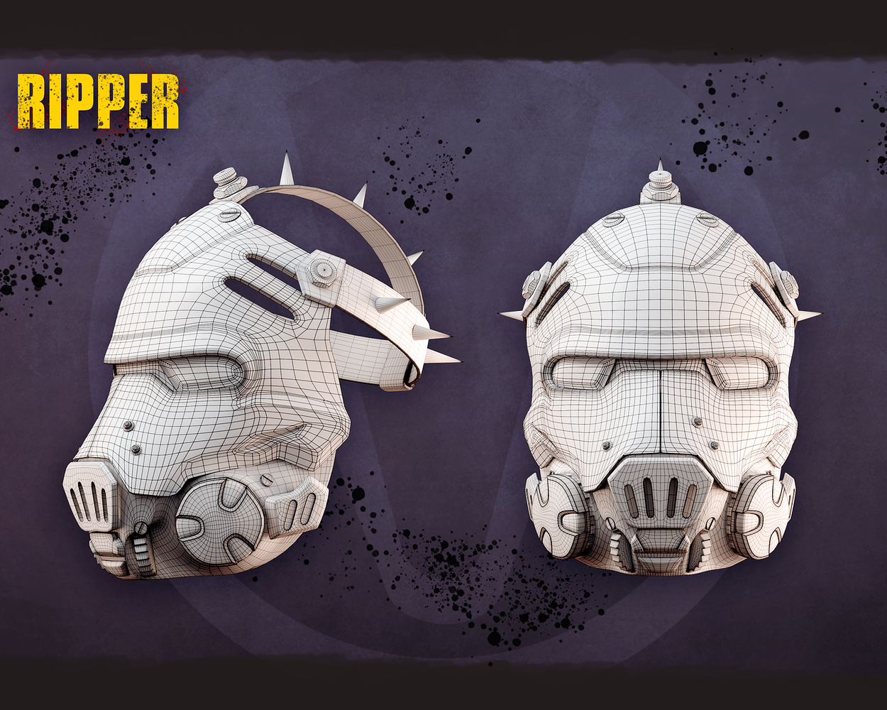 Borderlands 4 Ripper Psycho Mask - Blender - Finished Projects ...