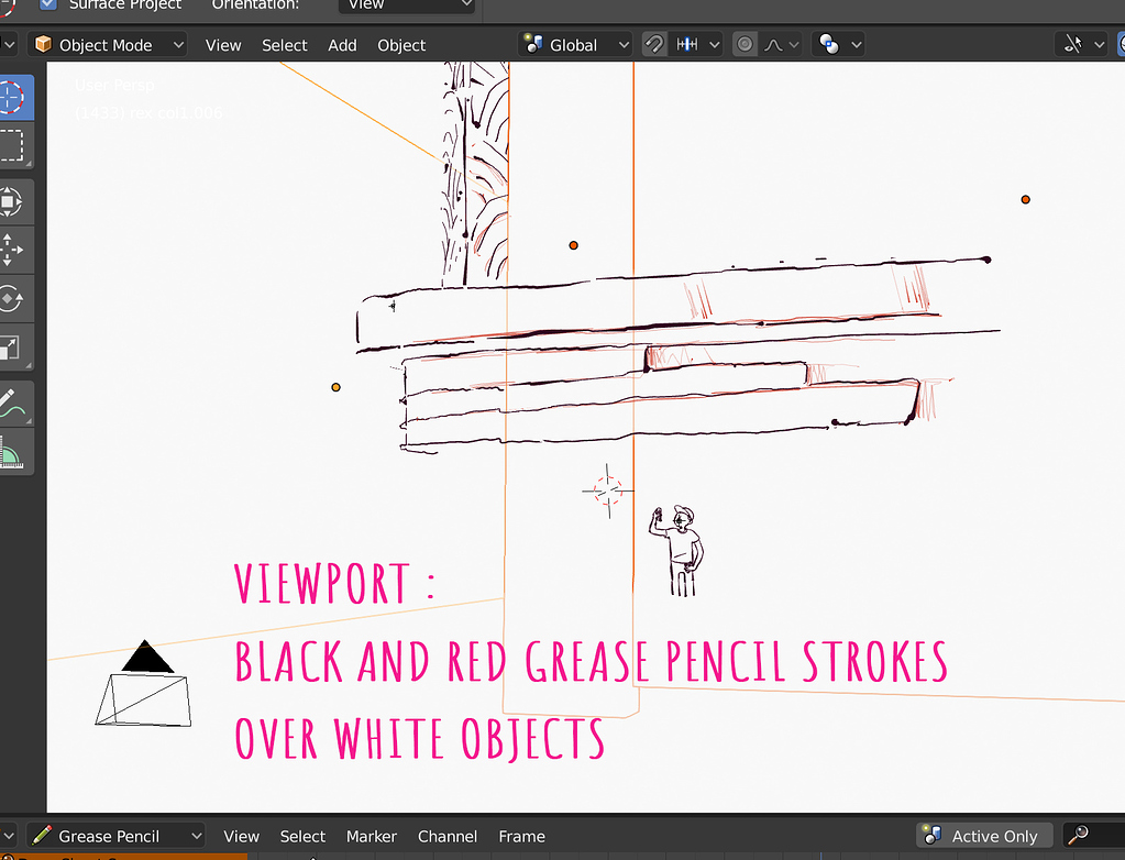 white dots in grease pencil strokes - Blender Stack Exchange