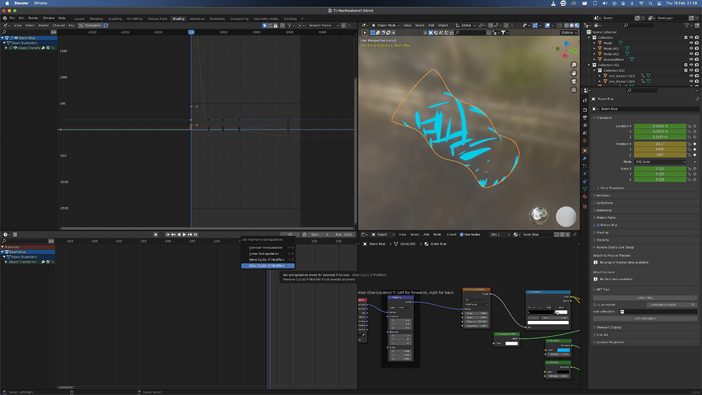 Make cyclic modifier not working for rotation? - Animation and Rigging ...