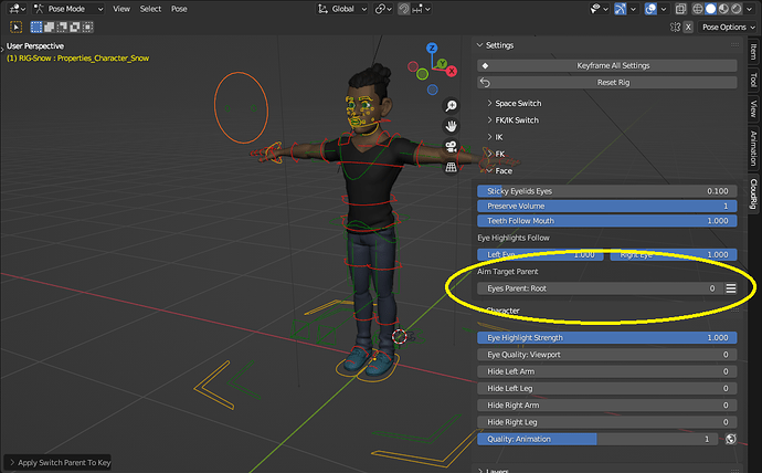 Snauw Rig Snow Rig - Eyes follow - Animation and Rigging - Blender Artists Community