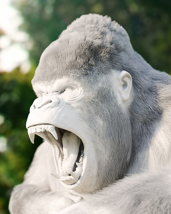 Angry Gorilla - Finished Projects - Blender Artists Community