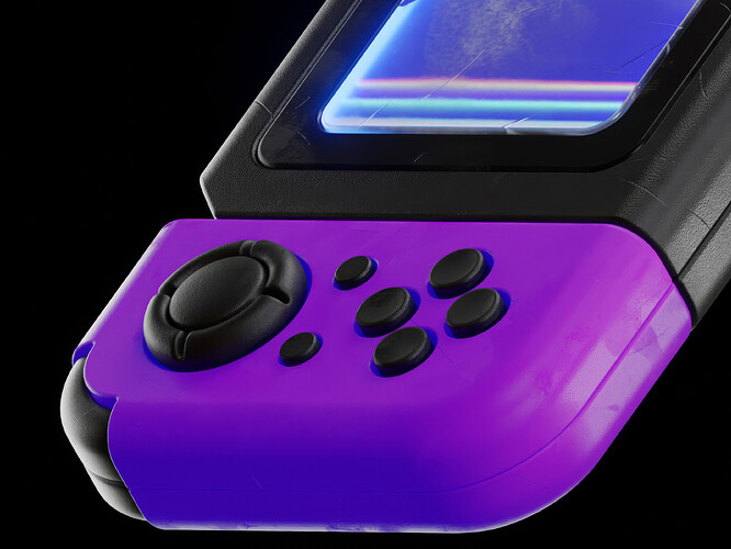 Close up gamepad