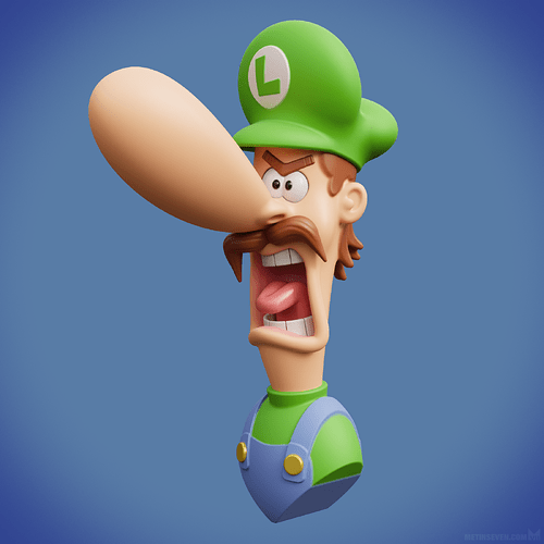 metin-seven_3d-modeler-toy-character-designer_mario-angry-luigi