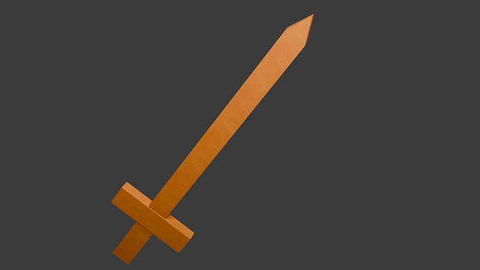 Kingdom Hearts Wood Sword