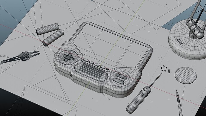 Console Wireframe