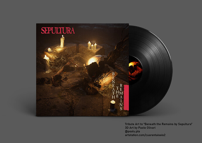 Vinyl Record PSD MockUp_Sepultura