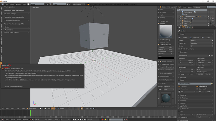[Custom Build] Blender Fracture Modifier - Blender and CG Discussions ...