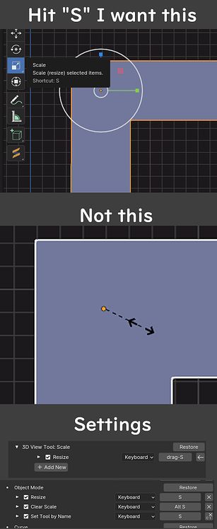 How do I keybind the Size tool gizmo? Please help - Basics & Interface ...